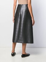 Thumbnail for your product : Odeeh Shimmery Midi Skirt