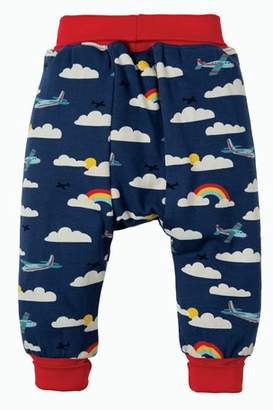 Next Boys Frugi Organic Blue/Navy/Aeroplane Soft And Comfy Parsnip Trouser