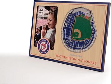 Football Fan Shop Officially Licensed MLB 3D StadiumViews Frame - Washington Nationals