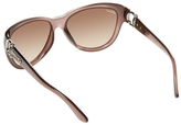 Thumbnail for your product : Gucci Diamantissima Horsebit Oval Frame