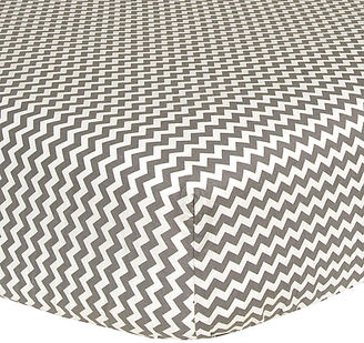 Trend Lab Gray & White Chevron Fitted Crib Sheet