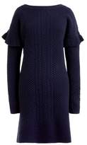 Thumbnail for your product : J.Crew Holden Ruffle Sleeve Cable Knit Sweater Dress
