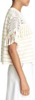 Thumbnail for your product : See by Chloe Fringe Embellished Tee