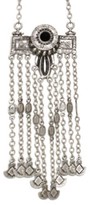 Thumbnail for your product : Natalie B Jewelry Fringed Eye of Troy Necklace in Silver
