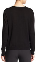 Thumbnail for your product : Tibi Faux Fur-Striped Wool Sweater