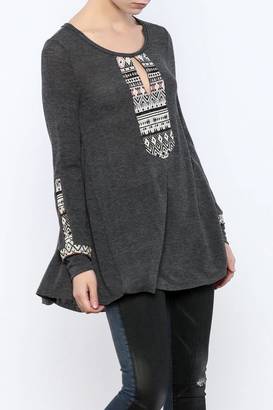 Anama Embroidered Knit Tunic