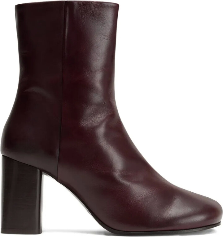 Lemaire Anatomic block-heel round-toe boots