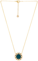Thumbnail for your product : House Of Harlow 1960 Mini Starburst Pendant Necklace in Metallic Gold.