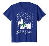 Thumbnail for your product : Scottish Terrier Christmas T-Shirt Let it Snow