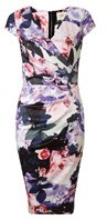 Thumbnail for your product : Lipsy V I P Pleated Floral Shift Dress
