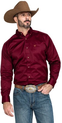 Ariat Men XL Solid Twill Classic Fit Shirt
