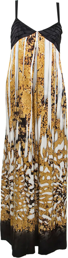 Just Cavalli Vintage Printed Midi Dress
