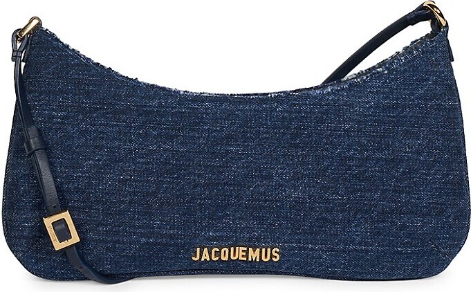 JACQUEMUS Le Bisou Denim Denim Shoulder Bag - Blue