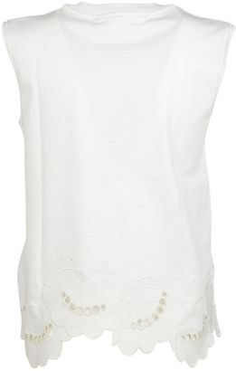 Victoria Beckham Floral Embroidered Top