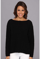 Thumbnail for your product : Jones New York 3/4 Sleeve Open Crew Pull Over Sweater