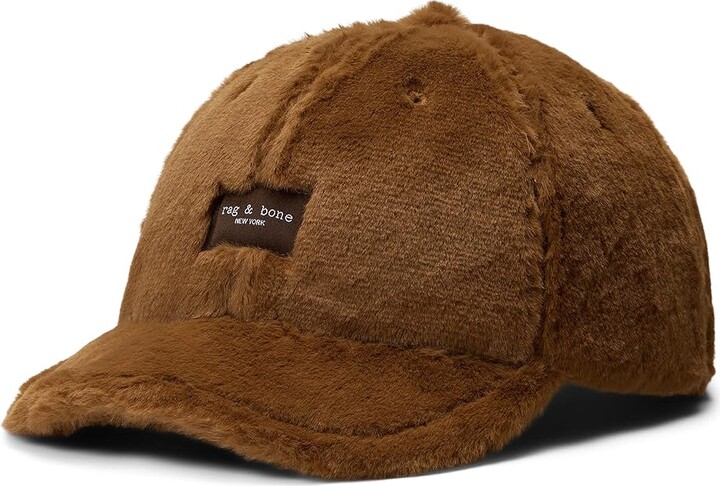 Rag & Bone Addison Baseball Cap - Faux Fur (Teddy) Caps