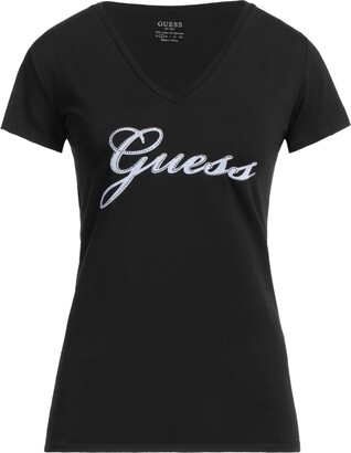 GUESS Women's Black T-shirts | ShopStyle