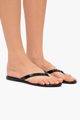 Tory Burch Flip-flops With Logo Women's Black - ShopStyle