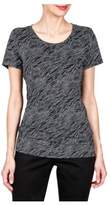 Thumbnail for your product : Haggar Petite Printed Scoop Neck Tee