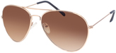 Thumbnail for your product : ASOS Gold Aviator Sunglasses