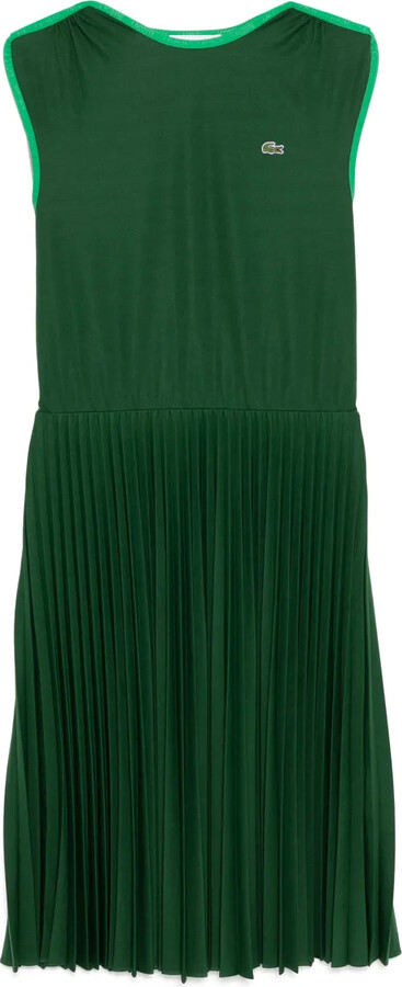 Lacoste Sleeveless Pleated Dress