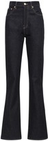 Thumbnail for your product : Jacquemus High Waist Cotton Denim Straight Jeans