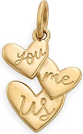 James Avery 14K Gold You Me Us Charm