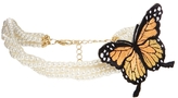 Thumbnail for your product : ASOS Limited Edition Butterfly Faux Pearl Choker Necklace