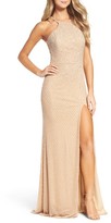 Thumbnail for your product : La Femme Women's Beaded Column Gown