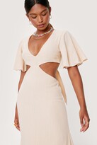 Thumbnail for your product : Nasty Gal Womens Cut Out Wide Sleeve Maxi Dress