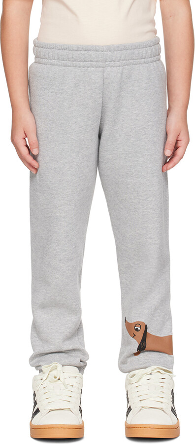 Mini Rodini Kids Gray Dog Sweatpants