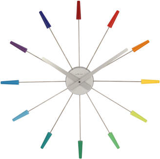 Nextime 58cm Rainbow Plug Inn Frits Vink Wall Clock