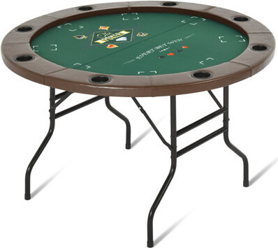 Kulamoon 48'' 8 - Player Foldable Poker Table