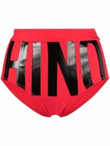 Thumbnail for your product : Moschino Logo-Print Swim Briefs