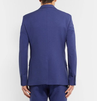Stella McCartney Blue Slim-Fit Woven Suit Jacket