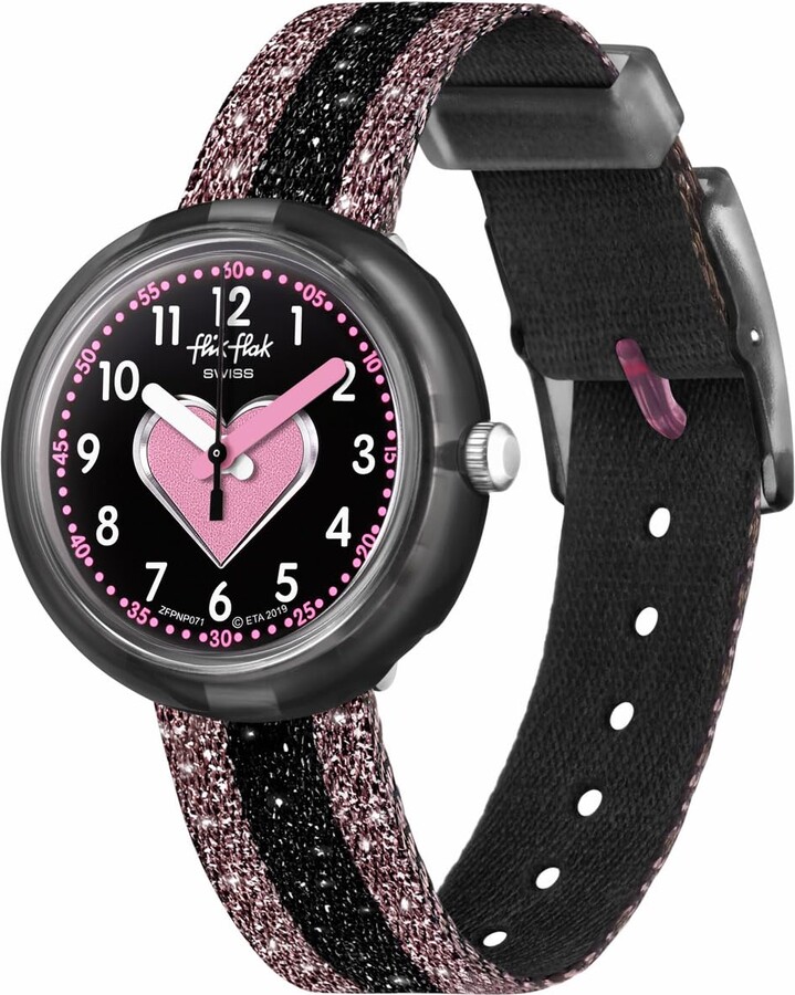 Flik Flak Unisex Kid Watch Biosourced Quartz Waterproof Cuoricino