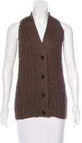 Thumbnail for your product : MM6 MAISON MARGIELA Sleeveless Wool Cardigan