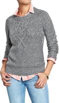 Thumbnail for your product : Old Navy Women's Placed-Cable Sweaters