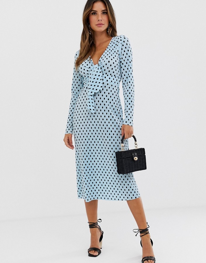 asos plisse midi dress