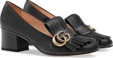 Thumbnail for your product : Gucci Leather mid-heel pump