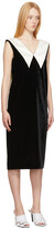 Thumbnail for your product : Ashley Williams SSENSE Exclusive Black & Off-White Goth Dress
