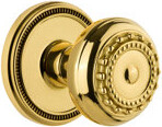 Grandeur Soleil Rosette Single Dummy with Parthenon Door Knob