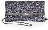 Thumbnail for your product : Jimmy Choo Milla Coarse Glitter Chain Wallet