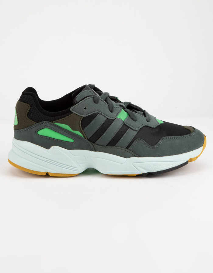 adidas Yung-96 Carbon Solar Yellow Shoes - ShopStyle Performance Sneakers