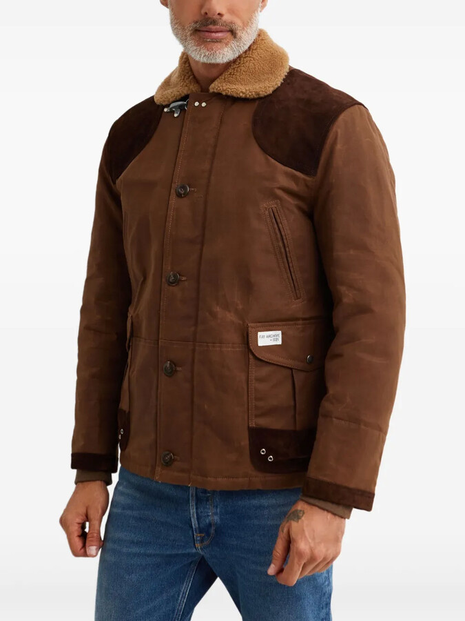 Fay Shearling-Collar Jacket