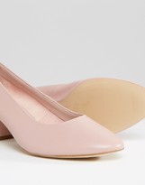 Thumbnail for your product : Faith Cassidy Nude Leather Mid Heeled Shoes