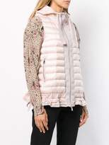 Thumbnail for your product : Moncler frill-trim padded gilet