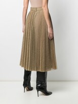 Thumbnail for your product : Dolce & Gabbana Glitter Pleated Midi Skirt
