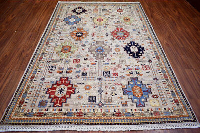 Dover Rug & Home Dover Rug Transitional Hand Knotted Area Rug