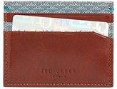 Thumbnail for your product : Ted Baker Men's 'Felix' Leather Card Case - Brown